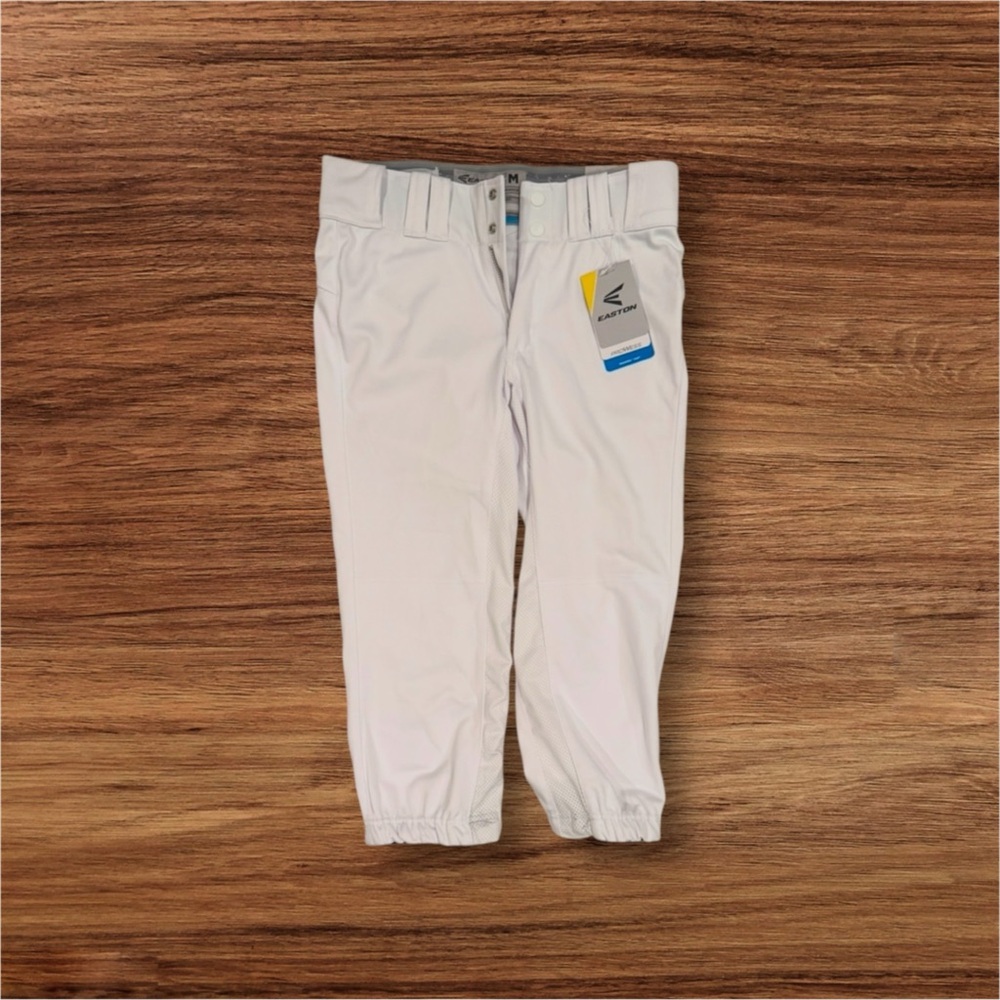 Easton white size medium softball pants